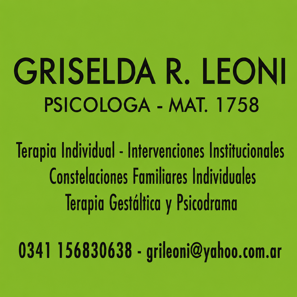 Griselda Leoni Griselda Leoni